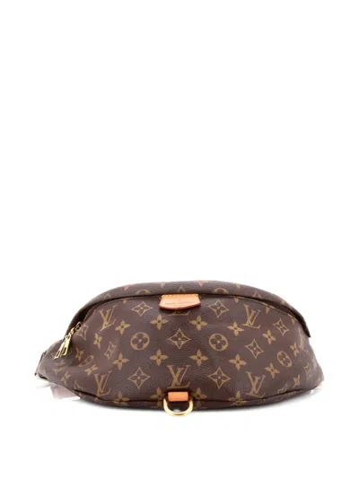 Pre-owned Louis Vuitton Bum Bag Monogram Canvas Belt Bag In Brown