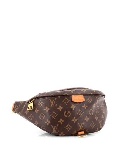 Pre-owned Louis Vuitton Bum Bag Monogram Canvas Belt Bag In Brown