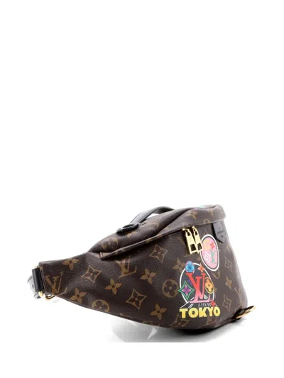 Pre-owned Louis Vuitton Bum Bag My World Tour Monogram Canvas Belt Bag In Brown