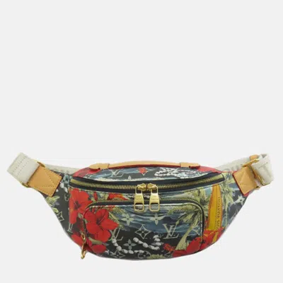 Pre-owned Louis Vuitton Bum Bag Surfing Monogram Rush Body Coated Canvas In Multi