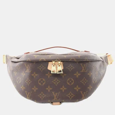 Pre-owned Louis Vuitton Bum Bag Waist Body Coated Canvas Leather Monogram Brown