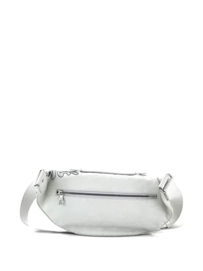 Pre-owned Louis Vuitton Bum Bag Yayoi Kusama Psychedelic Flower Monogram Taurillon Leather Maxi Belt Bag In Blue