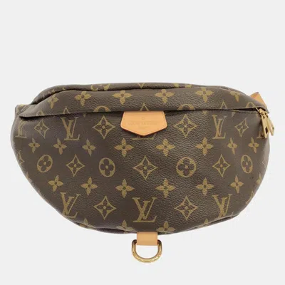 Pre-owned Louis Vuitton Bumbag Classic Monogram Canvas Belt Bag In Brown