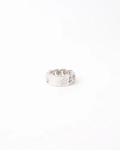 Pre-owned Louis Vuitton Burg Montaigne Ring