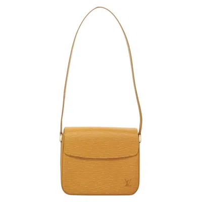 Pre-owned Louis Vuitton Bushi Yellow Leather Shoulder Bag ()