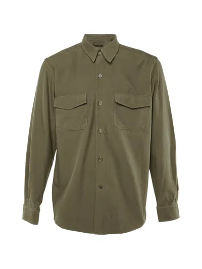 Pre-owned Louis Vuitton Button-up Overshirt In Green