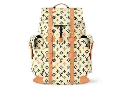 Pre-owned Louis Vuitton By Tyler, The Creator Christopher Mm Vanilla Craggy Monogram Backpack