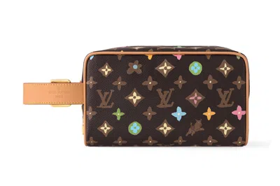 Pre-owned Louis Vuitton By Tyler, The Creator Locker Dopp Kit Chocolate Craggy Monogram