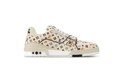 Pre-owned Louis Vuitton By Tyler, The Creator Lv Trainer Beige In Beige/multicolor