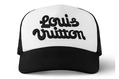 Pre-owned Louis Vuitton By Tyler, The Creator Mesh Signature Cap Black
