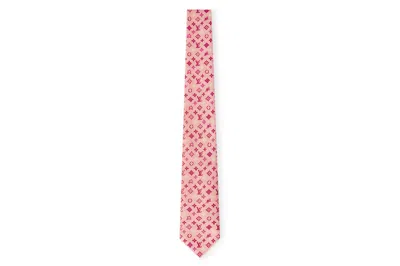 Pre-owned Louis Vuitton By Tyler, The Creator Monogram Craggy Tie Pink