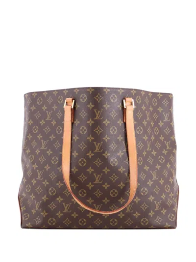 Pre-owned Louis Vuitton Cabas Alto Monogram Canvas Tote Bag In Brown