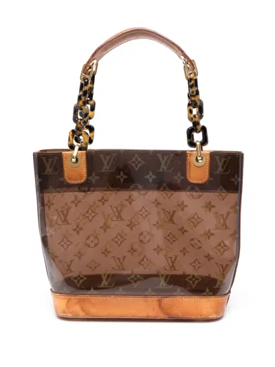 Pre-owned Louis Vuitton  Cabas Ambre Pm Tote Bag In Brown