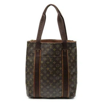 Pre-owned Louis Vuitton Cabas Beaubourg In Brown