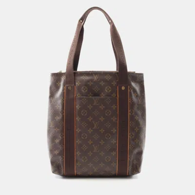 Pre-owned Louis Vuitton Cabas Beaubourg Brown Monogram Canvas Tote