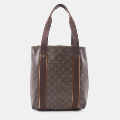 Pre-owned Louis Vuitton Cabas Beaubourg Brown Monogram Canvas Tote