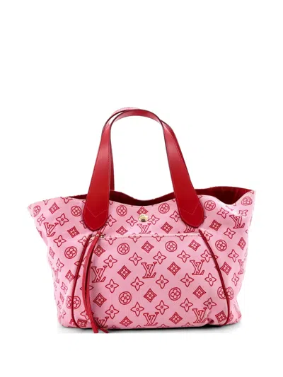 Pre-owned Louis Vuitton Cabas Ipanema Canvas Gm Tote Bag In Pink