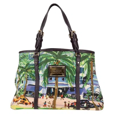 Pre-owned Louis Vuitton Cabas Multicolour Canvas Tote Bag ()