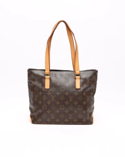 Pre-owned Louis Vuitton Cabas Piano Bag In Brown
