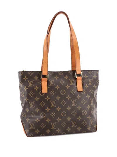 Pre-owned Louis Vuitton Cabas Piano Monogram Canvas Tote Bag In Brown