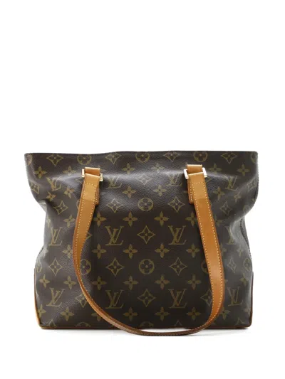 Pre-owned Louis Vuitton Cabas Piano Monogram Canvas Tote Bag In Brown