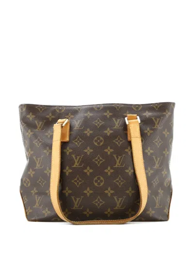 Pre-owned Louis Vuitton Cabas Piano Monogram Canvas Tote Bag In Brown