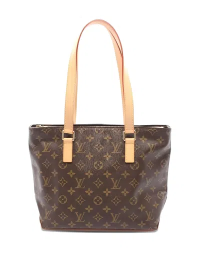Pre-owned Louis Vuitton Cabas Piano Shoulder Bag In Brown