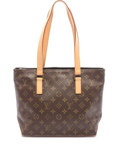 Pre-owned Louis Vuitton Cabas Piano Shoulder Bag In Brown