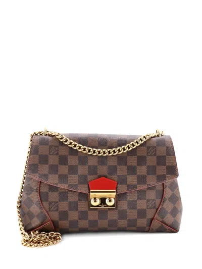 Pre-owned Louis Vuitton Caissa Clutch Damier Shoulder Bag In Brown