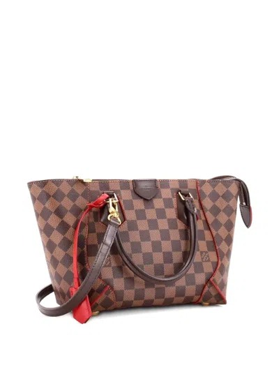 Pre-owned Louis Vuitton Caissa Damier Pm Tote Bag In Brown