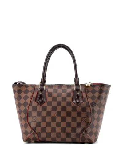 Pre-owned Louis Vuitton Caissa Damier Pm Tote Bag In Brown