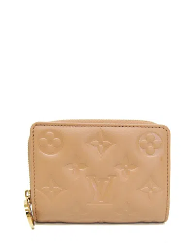 Louis Vuitton Camel Leather Wallet (authentic Pre-loved)