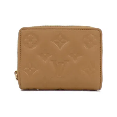 Pre-owned Louis Vuitton Camel Leather Wallet (bi-fold) () In Brown