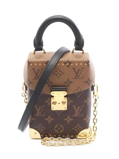Pre-owned Louis Vuitton Camera Box Two-way Handbag In Brown