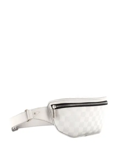 Pre-owned Louis Vuitton Campus Bumbag Damier Infini Leather Belt Bag In Gray