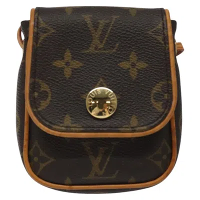 Pre-owned Louis Vuitton Cancun Brown Canvas Clutch Bag ()