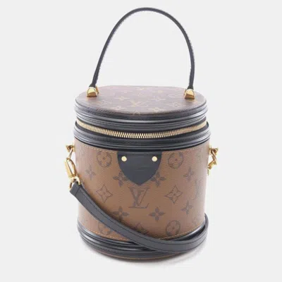 Pre-owned Louis Vuitton Cannes Monogram Reverse In Brown