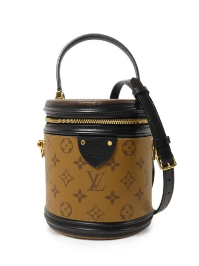 Pre-owned Louis Vuitton Cannes Monogram Reverse Shoulder Bag In Brown