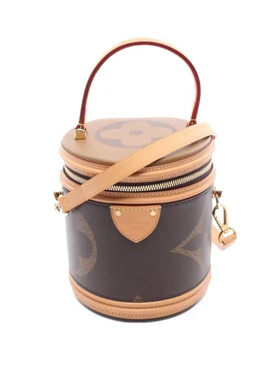 Pre-owned Louis Vuitton Cannes Two-way Bucket Bag In Neutral