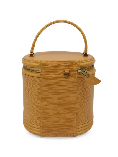 Pre-owned Louis Vuitton Cannes Vanity Handbag In Yellow