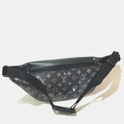 Pre-owned Louis Vuitton Canvas Black Silver Monogram Galaxy Discovery Bum Bag