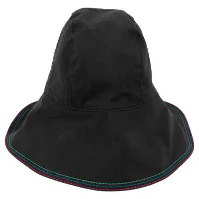 Pre-owned Louis Vuitton Canvas Hat In Black