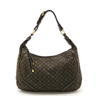 Pre-owned Louis Vuitton Canvas Leather Shoulder Bag () In Brown