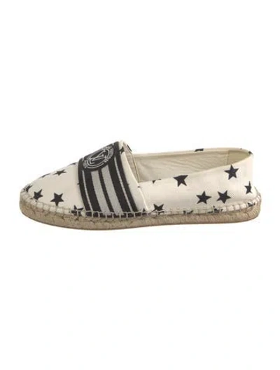Pre-owned Louis Vuitton Canvas Printed Espadrilles In Neutral