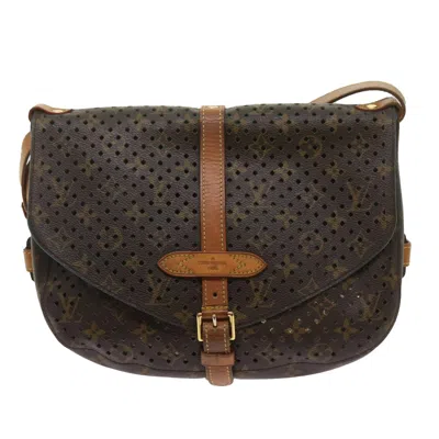 Pre-owned Louis Vuitton Canvas Shoulder Bag () In Brown