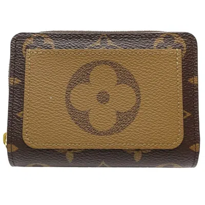 Pre-owned Louis Vuitton Canvas Wallet (bi-fold) () In Brown