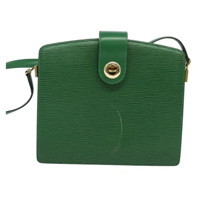 Pre-owned Louis Vuitton Capuchin Green Leather Shoulder Bag ()