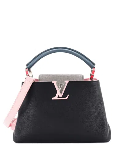 Pre-owned Louis Vuitton Capucines Bag Leather Bb Satchel
