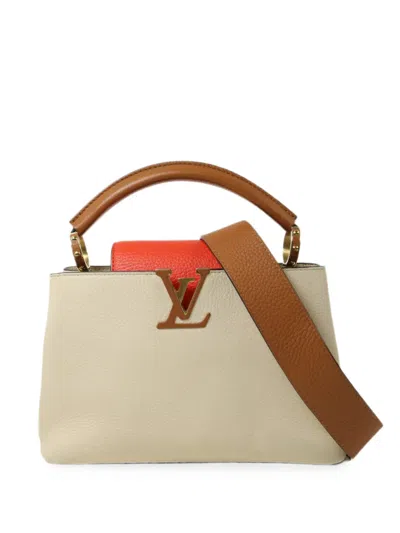 Pre-owned Louis Vuitton Capucines Bb Shoulder Bag In Neutrals