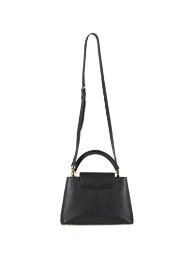 Pre-owned Louis Vuitton Capucines Bb Tote Bag In Black